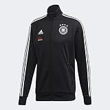Gerippter Stehkragen adidas Herren DFB 3S Track Top Trainingsjacke, Black, 2XL