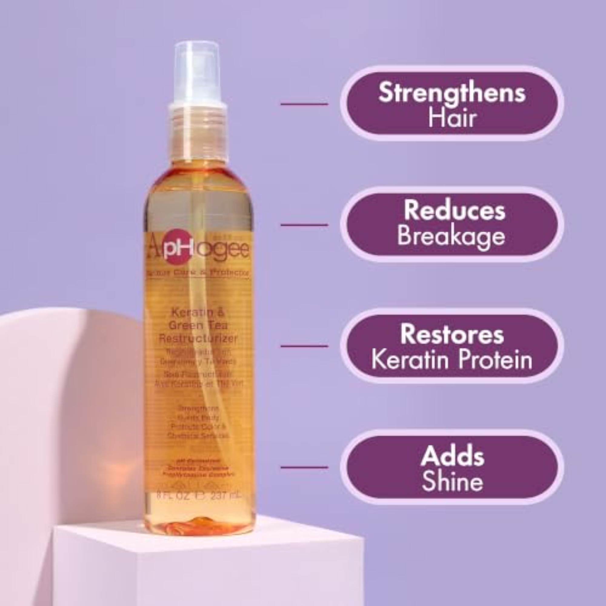 Keratin and Green Tea Restructurizer, 8 fl. oz