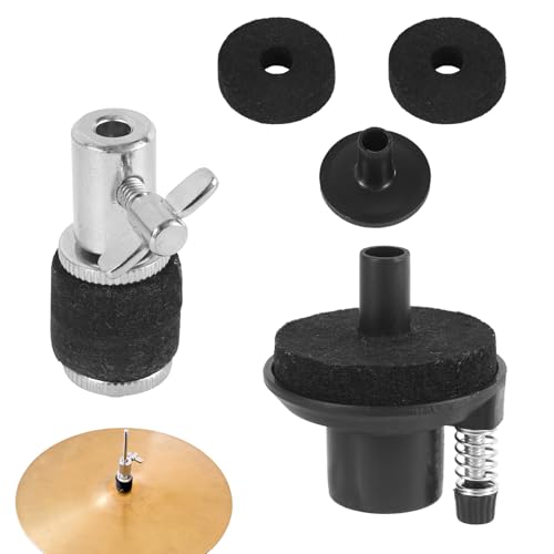Fukaisu 5pcs Hi-Hat Clutch and Cymbal Seat Holder Set