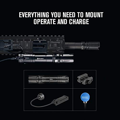 image for OLIGHT Odin 2000 Lumens Rechargeable Picatinny Rail Mounted Tactical F