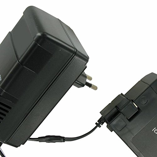 AccuCell Szybka ładowarka z klipsem styk pasujący do akumulatora Panasonic VW-VBF2E, MP1250