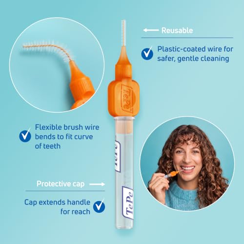 Image of TePe Interdental Brush Original, Soft Dental Brush for Teeth Cleaning, Mixed Pack