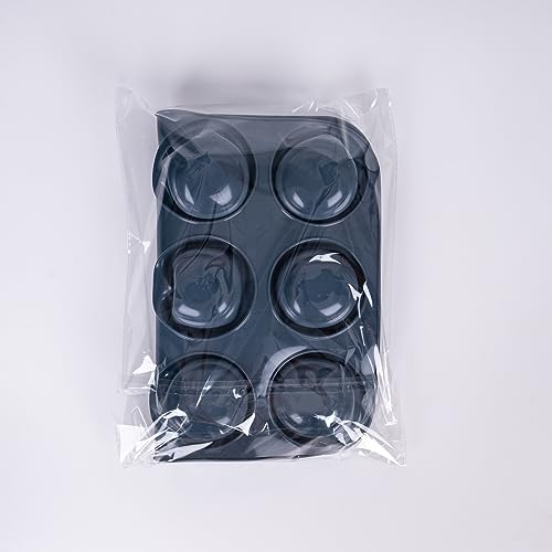 Super Kitchen Large Muffin Tray 12 Cup Silicone Muffin Pan, Non-Stick Muffin Cupcake Tin, Baking Mould for Muffins or Cupcakes, Bakeware 33 x 25 x 3 cm (Grey) - Image 11