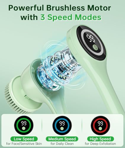 Electric Body Brush with 5 Heads