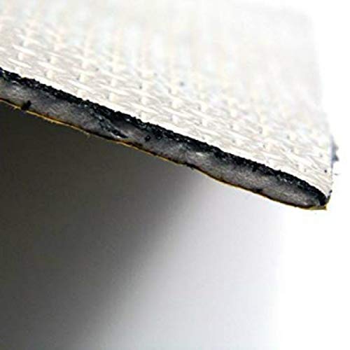 StickersLab - PANNELLO ADESIVO TERMICO IN TESSUTO E ALLUMINIO RIFLETTENTE PARACALORE PROTEZIONE PLASTICHE E CARENE