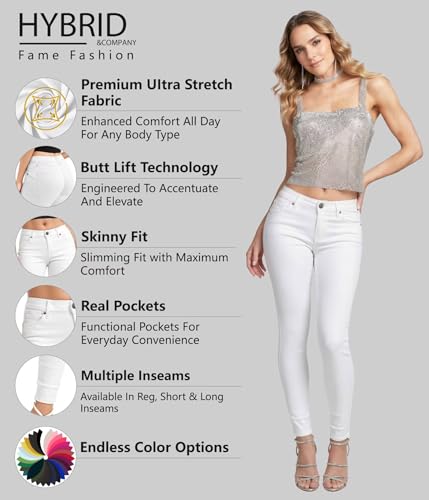 Image of Hybrid & Company Women's Stretch Denim Jeans
