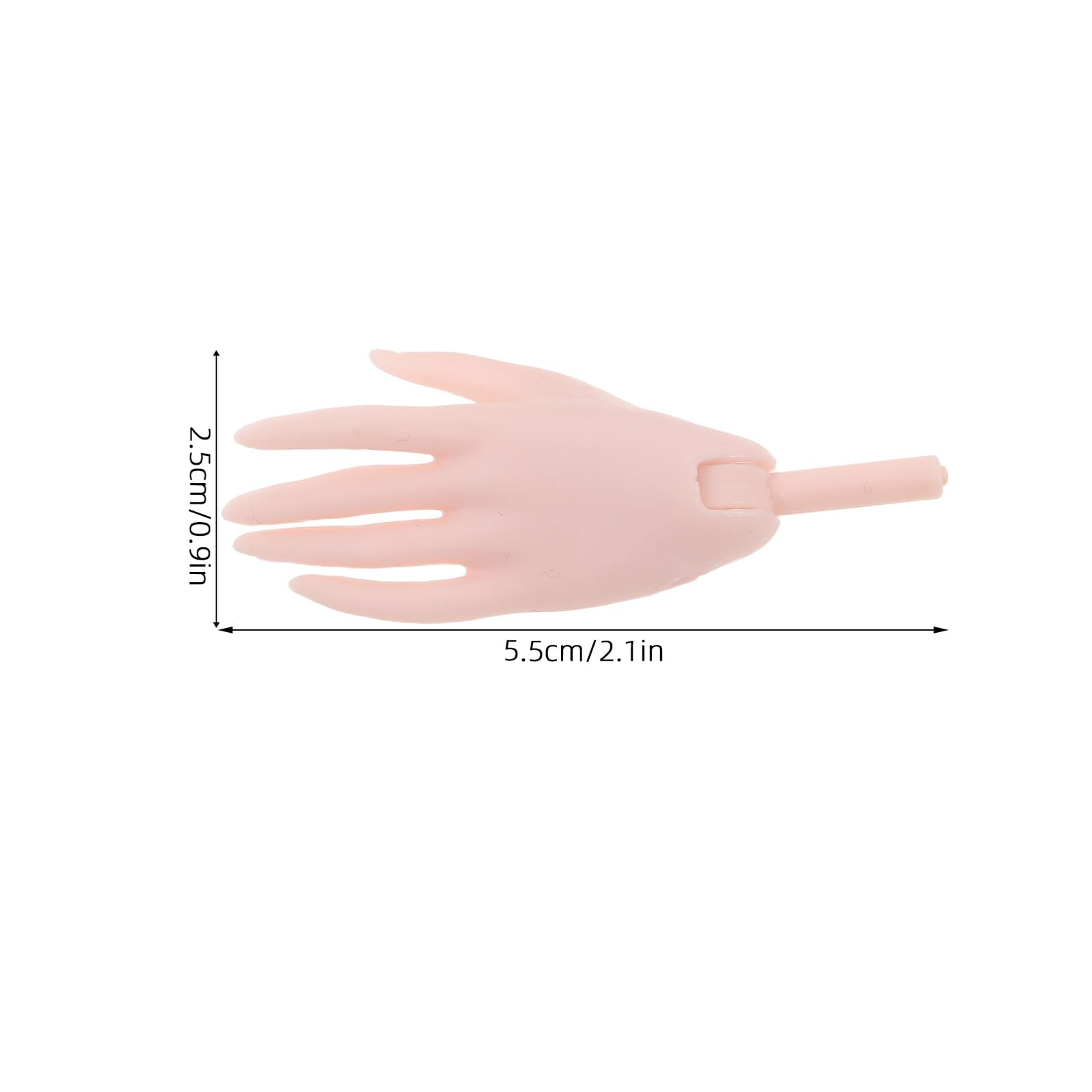 Gogogmee Modelo de Mano de Plástico Fácil de Instalar Piezas de Accesorios de Mano para Muñecas y Figuras de Acción Adecuado para Decoración de Festivales y Colección de Juguetes