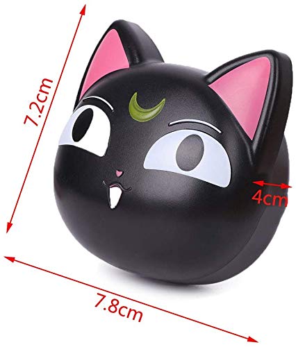image for VIVIGO Cute Cat Shaped Contact Lens Case Mini Travel Simple Contact Le