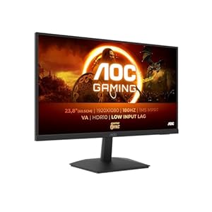 AOC Gaming 24G15N – 24 Zoll Full HD Monitor, 180 Hz, 1ms, Adaptive Sync (1920×1080, 1x HDMI 2.0, 1x DisplayPort 1.4) schwarz