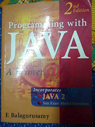 Programming with Java, a primer, balagurusamy : Amazon.in