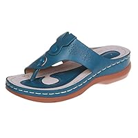 COFACE Femmes Tongs Mode Sandales Tong Compensees été Plage Piscine Et Vacances Avec Tapis De Yoga Confortable