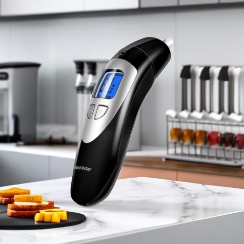 ケトシス呼吸測定器、Ketosis 呼気 検知器、デジタルケトン呼吸測定器 (Black)