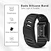 DADO Silicone Sport Replacement Band Compatible WHOOP 5.0, One, Peak, and Life Fitness Tracker – Breathable, Durable & Comfortable | Not for Whoop Gen 4 (All Black, One/Peak)