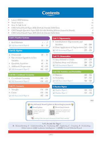 Image of Oswaal CBSE Question Bank Maths Standard, Science & Social Science (Set of 3 Books) For Class 10 Chapterwise and Topicwise SOLVED PAPERS With Mind Maps & Revision Notes For 2027 Exam