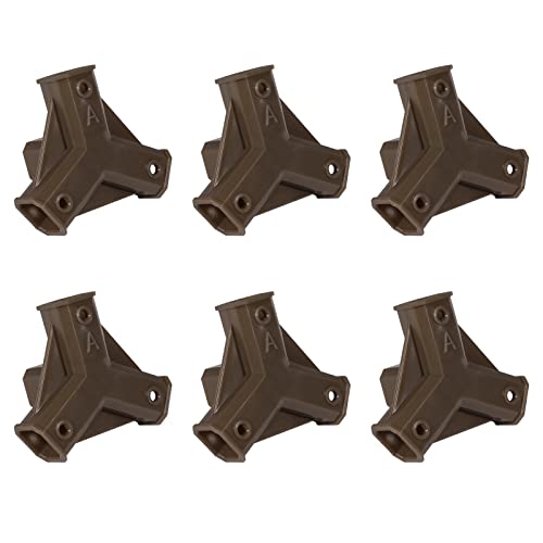 Support hexagonal pour plantes Tikea lot de 6 connecteurs 4 joints - 2