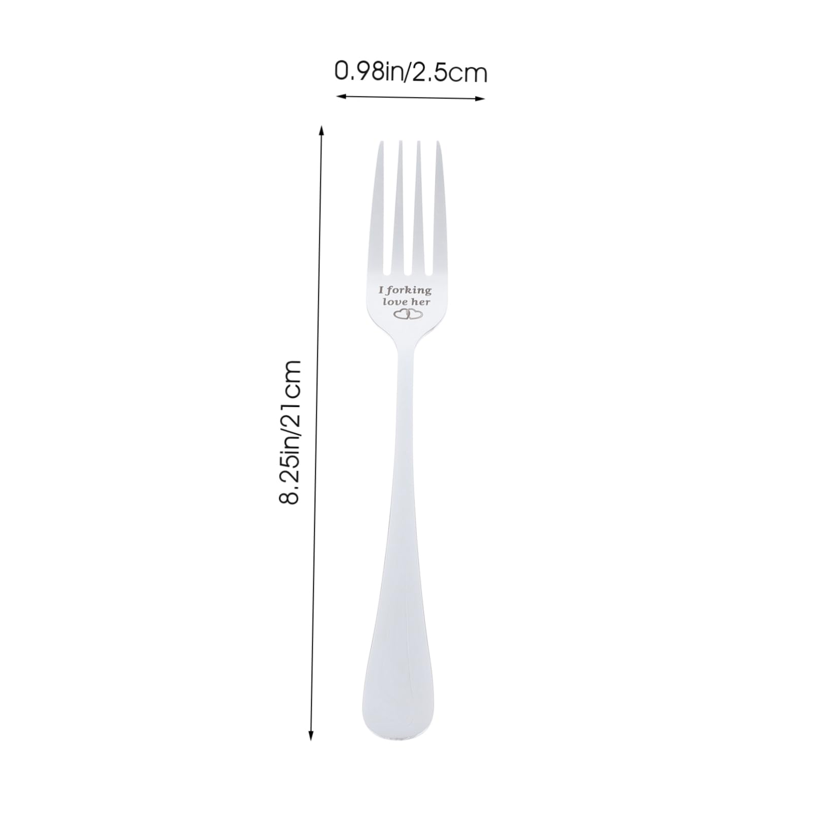 SOLUSTRE 2Pcs Stainless Steel Forks Elegant Metal Forks for Serving Appetizers Cakes Fruits Smooth Edges for Parties Home Use and Special Occasions