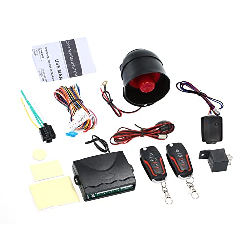 Mulcort Sistemas de Alarma para Auto, Kit Central Remoto automático Cierre centralizado con Control Remoto Cerradura de Puerta Sistema de Entrada sin Llave para vehículos