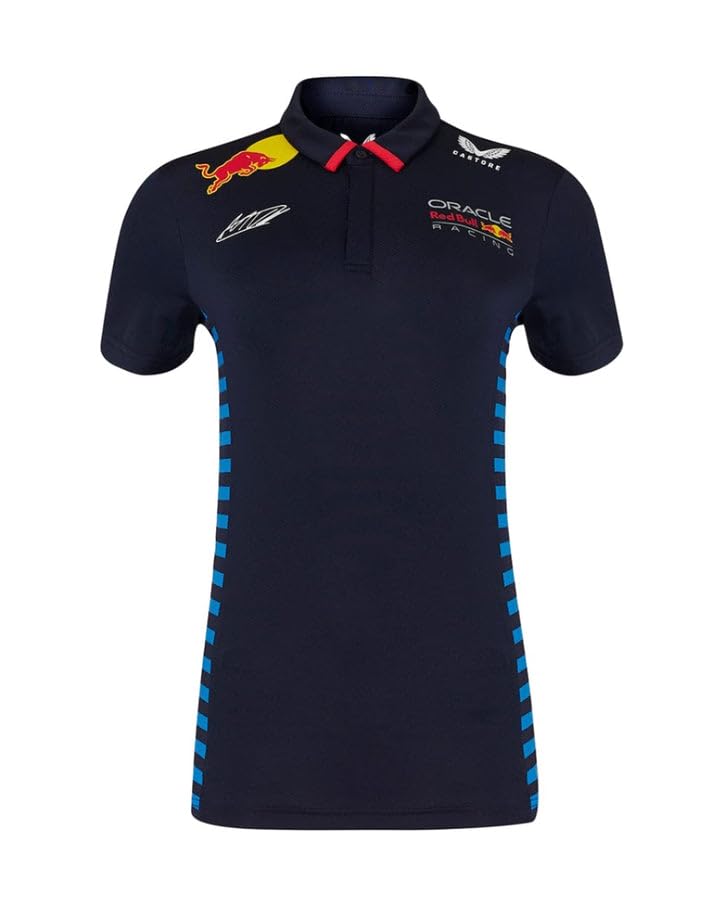 Polo Red Bull Racing F1 mujer 2024 Max Verstappen con acabados de alta gama
