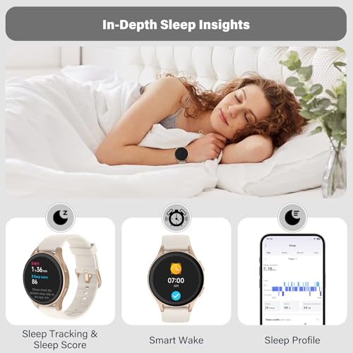 Kececo Smartwatch, Built-In Alexa, Gps thumb #4