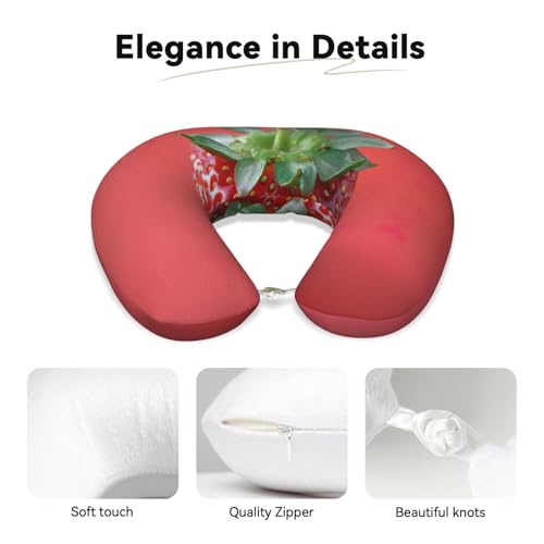 Almohada de viaje de espuma viscoelástica talla única miniatura 4
