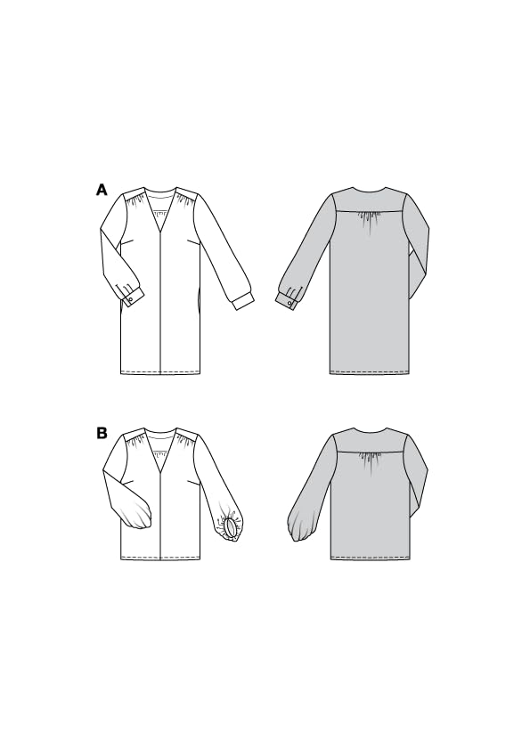 Burda, Cartamodello, Abito da Donna, 36-48