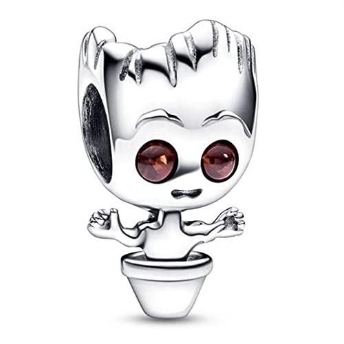 Ouroyea Dancing Groot Charm 925 Sterling Silver Pendant,Jewelry Bead Gift for Women Bracelet&Necklace -  Ouroyea fit pandora charms