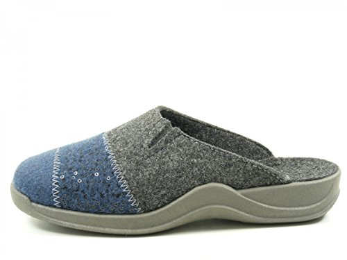 Rohde 2302 Vaasa-D Schuhe Damen Hausschuhe Pantoffeln Filz Weite G,...