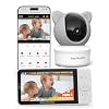 iFamily WiFi Baby Monitor with App – Smartphone Baby Monitor with 5″ HD Monitor & 2K Camera, Night Vision, 2-Way Talk, Motion Tracking&Alerts, Temp Sensor, Lullabies,Secure WiFi Lock