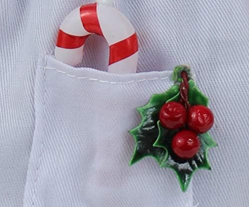 Miniatura 7 de Windy Hill Collection Figura decorativa de Navidad con diseño de oso de peluche, regalos y bastón de caramelo de 16 pulgadas de Mrs. Claus