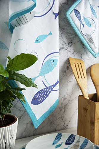 Excelsa North Sea Kitchen Towel, North Sea Decoration, Cm. 70 x 50 - Image 3