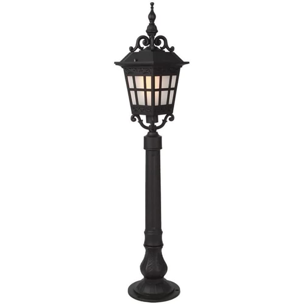 European Outdoor Column Lights E27 Industrial Solar Energy Pillar Lamp Residential Community Post Lamps Entrance Bollard Light Park