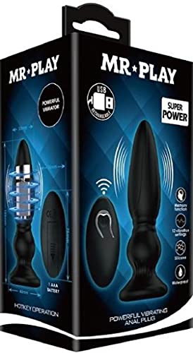 Mr. Play Vibrating Anal Plug Extra