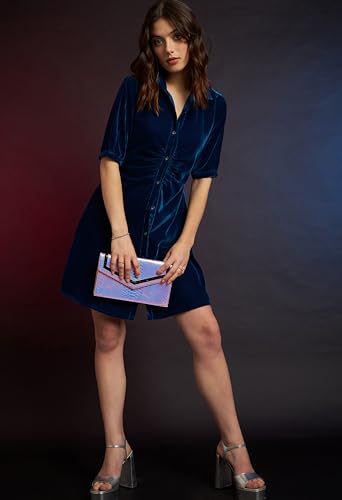 Image of ALL YOURS Womens Ravishing Velvet Slim Fit Party Dress for Women|Valentine Dress for Women|midi Dress for Women|Short Dresses for Women|Dresses for Women|Bodycon Dresses for Women|Bodycon Dresses