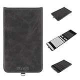 PLENTY Leather Golf Performance Scorecard Holder Yardage Holder Cover with Pencil and Scorecard...