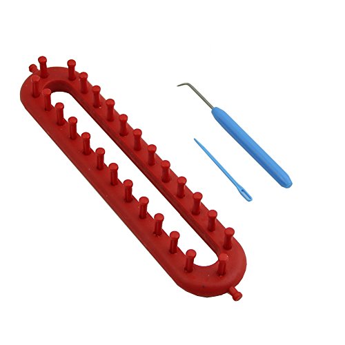 MEXUD 1 Pc Plastic ABS Loom For Shawl Scarf Hat Socks Long Knit Knitter Knitting