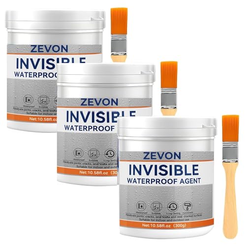 Image of ZEVON 900G Strong Waterproof Glue for Roof Leakage, Roof Water Leakage Solution and Crack Seal Agent - Waterproof Invisible Adhesive Sealant for Leakage Repair (PACK OF 3 * 300G)
