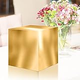 Tytroy 10' Gold Money Box - Elegant Wedding Card Holder & Wishing Well for Reception, Bridal Shower, Anniversary - Decorative Keepsake Box for Cards, Cash & Raffle Tickets (1PC, Gold)