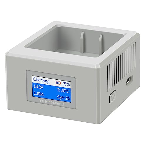 Cargador de batería USB de 100W que soluciona la falta de energía en Mavic 3