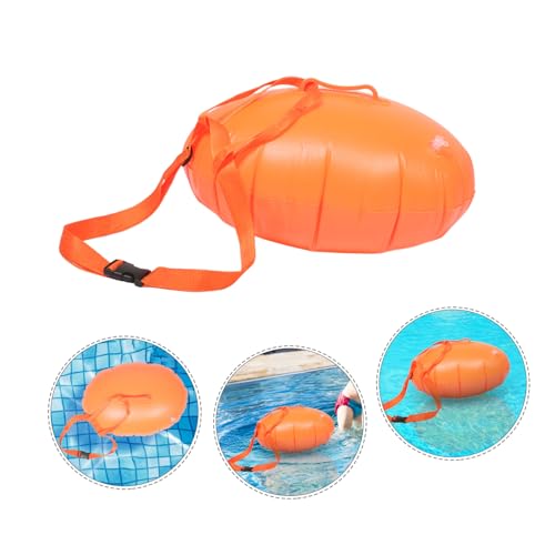 Boya de natación inflable para adultos color naranja miniatura 7