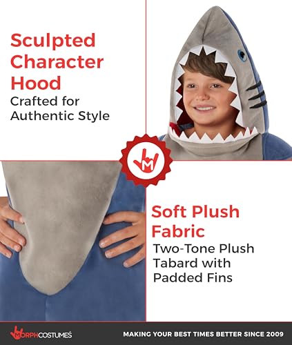 Disfraz de tiburón para niños talla Small miniatura 3