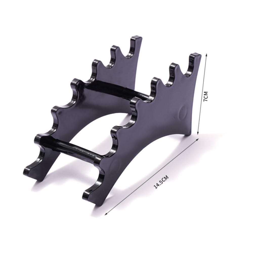 Schreibtisch Organizer Stifthalter Aus Kunststoff Mit 6 Fächern, Make-up-Pinsel-Organizer For Aufbewahren Von Stiften für Büro Schule(Black)