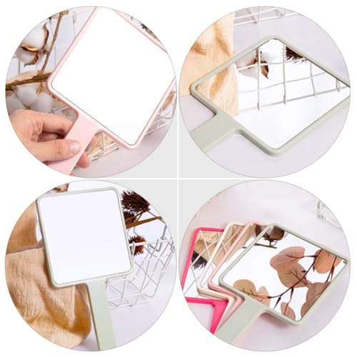 Set 3 espejos portátiles de mano para maquillaje miniatura 3