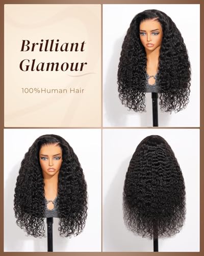 Image of Arabella 6x5 Lace Front Glueless Wigs Natural Water Wave Wig 20 Inch