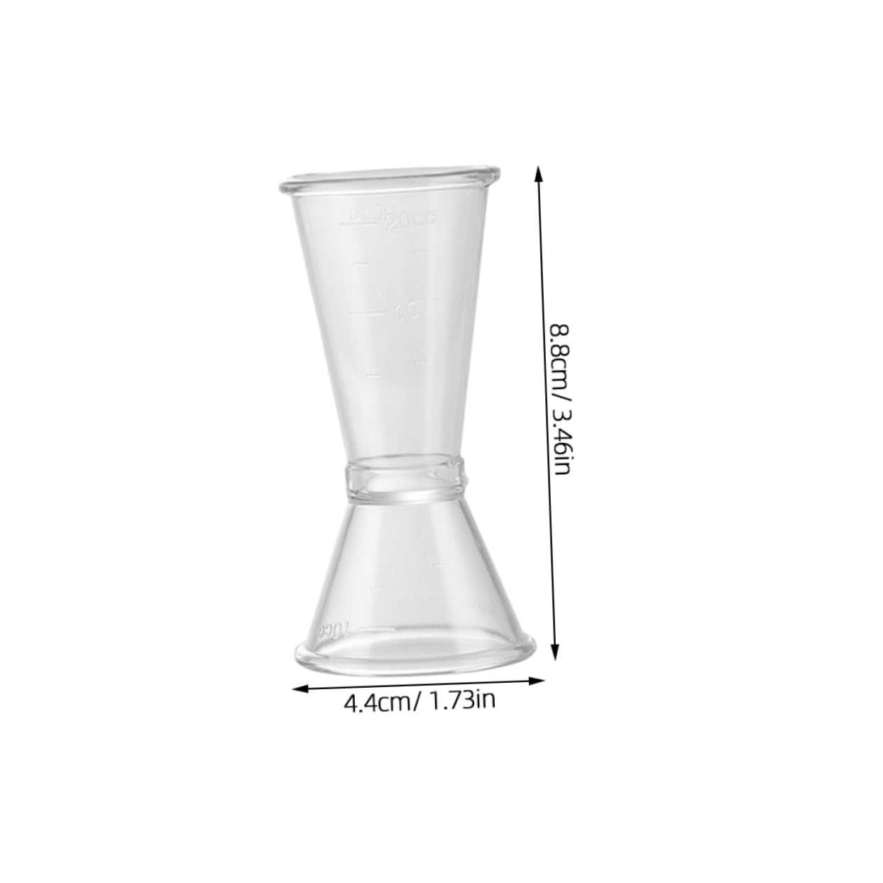 Cabilock Double Cocktail Jigger Measuring Cups Ounce Cup Jigger for Bartending Bar Measuring Cocktail Measurer