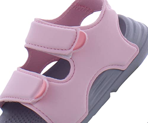 adidas Swim Sandal Baby Girls Shoes Size 4, Color: Pink3