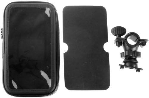 mobile - 自転車用ハンドルバーと回転式防水バイク360 専門サポート for ZTE BLADE A310 - 【ラテックス】 黒
