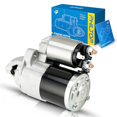 Image of PHILTOP Starter Compatible for Jeep Dodge,Journey,for Chrysler;17994N;1.2KW | 2007-2017 Patriot 07-17 Compass DOHC;09-20 Journey 2.4L;07-12 Caliber 08-10 Avenger 2.4L;07-10 Sebring 2.4L CW PMGR 8 Tooth