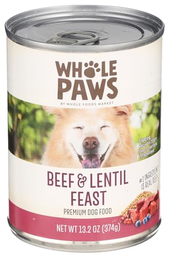 Image of Whole Paws, Beef and Lentil Recipe Dog Food, 13.2 Ounce (Pack of 6)