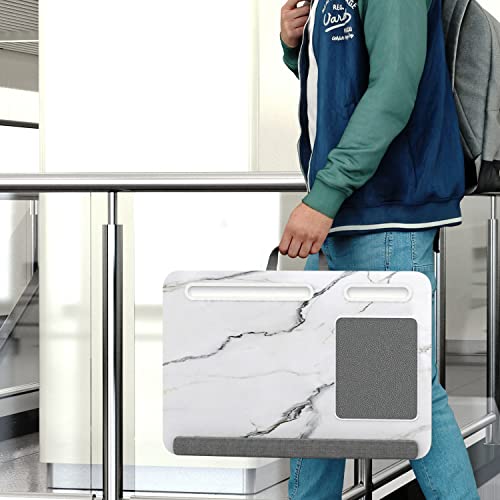Mcmacros Laptop Lap Desk Home Office With Cushion, Mouse Pad, And Phone Holder For Couch Bed, Dorm Room Essentials As Computer Laptop Stand, Book Tablet, Fits Up To 17 Inch Laptops, Marble #TOP6