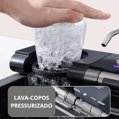 Stillus Home - CUBA COZINHA GOURMET CASCATA FLEXÍVEL INTELIGENTE PRETA